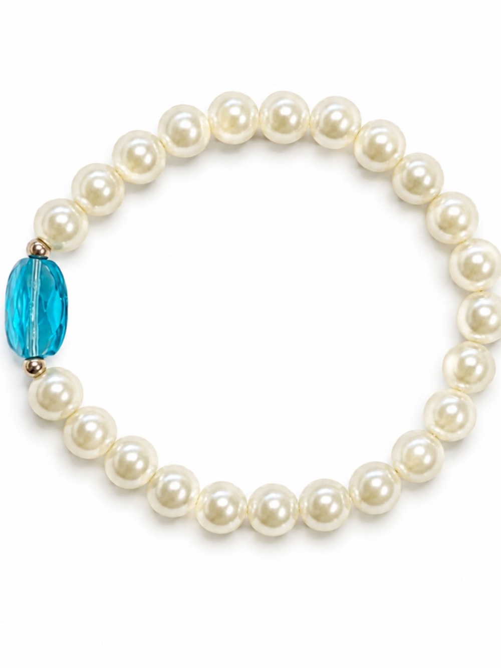 Light Turquoise Swarovski Pearl Bracelet